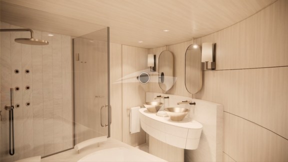 Master en suite with steam shower