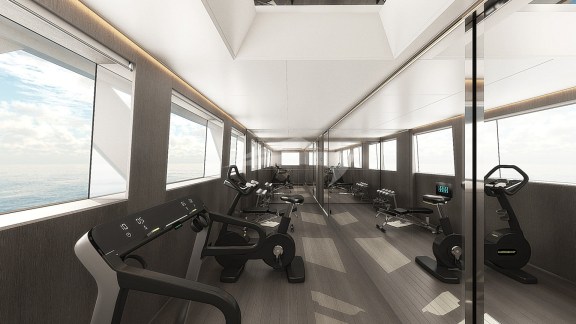 Upper Deck Gym- Render Photo