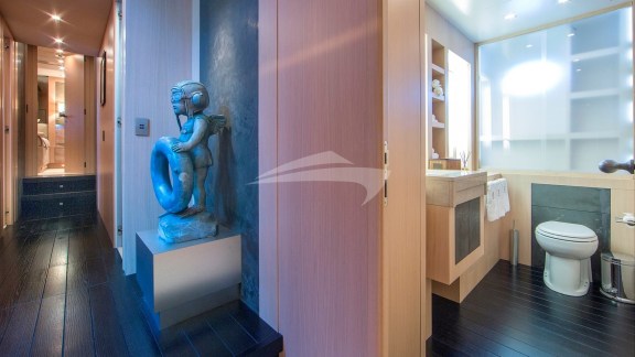 Corridor and bathroom