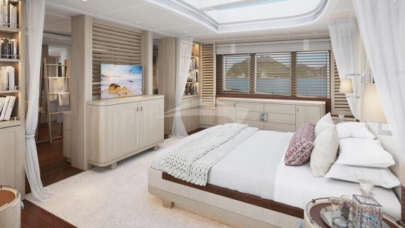 Master Stateroom with TV