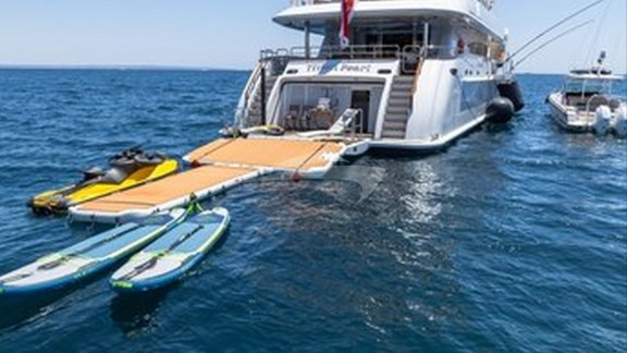 View of Aft and Water Toys