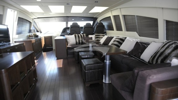 Saloon with seating and dining area