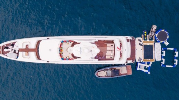 Aerial View with Water Toys