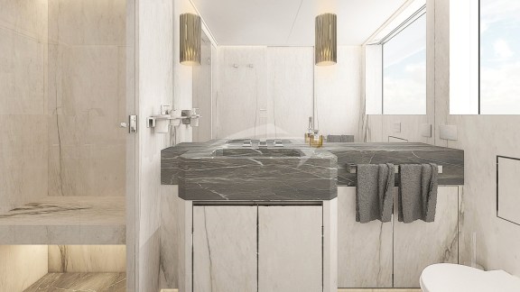 Owner Bathroom- Render Photo