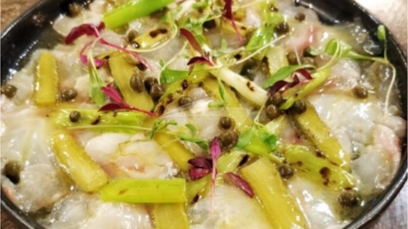 Seabass Ceviche (Day 1)