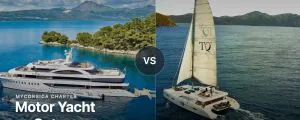 Motor Yacht vs Catamaran for a Corsica Yacht Charter: Which Is Better?