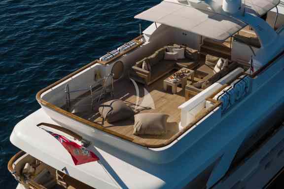 Flybridge aerial view
