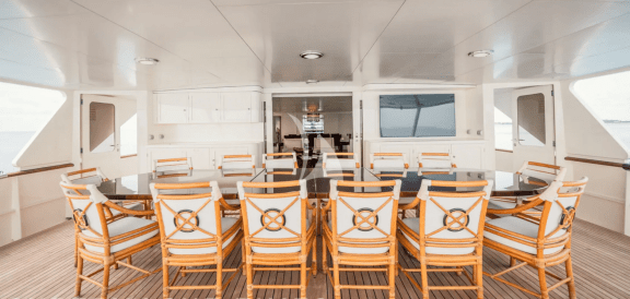 Bridge deck dining