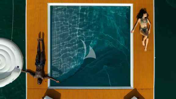 Inflatable Netted Sea Pool
