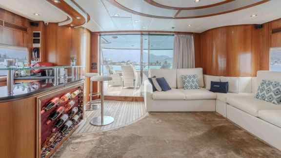 Main Salon Looking Aft