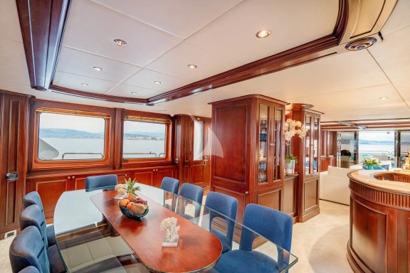 Main deck dining area