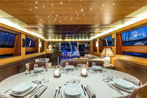 Indoor dining area