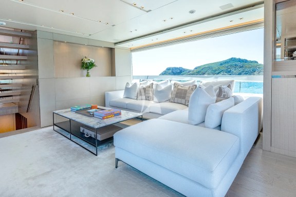 Main salon seating area