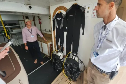 Mo's photo from the onboard visit