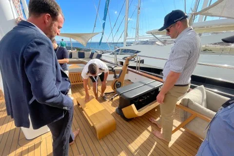 Klara Jakobsen's photo from the onboard visit