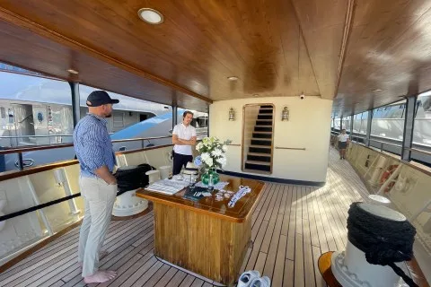 Klara Jakobsen's photo from the onboard visit