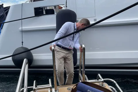 Klara Jakobsen's photo from the onboard visit
