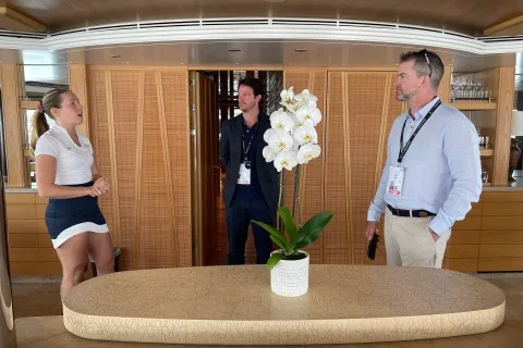 Klara Jakobsen's photo from the onboard visit