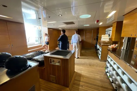 Klara Jakobsen's photo from the onboard visit