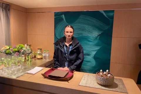 Klara Jakobsen's photo from the onboard visit