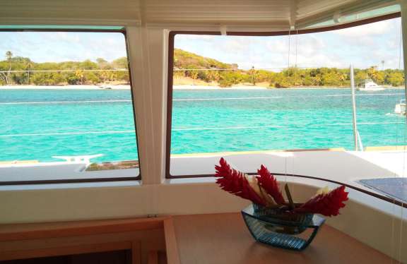 Lady M in Petit St Vincent, Grenadines