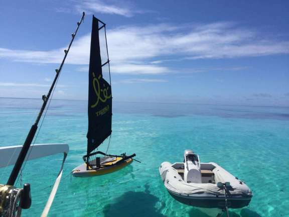 Dinghy, Tiwal and fishing gear