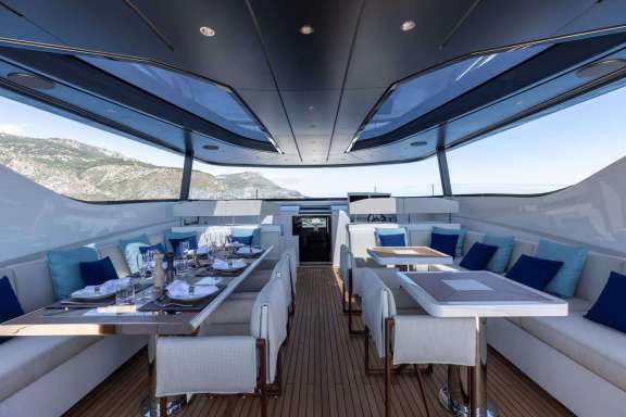 Sky Deck shaded seating