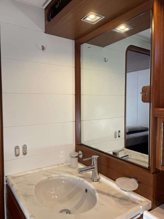 Guest cabin bathroom