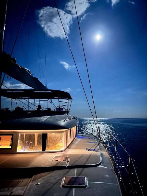 Moon shadows on Blue Griffin