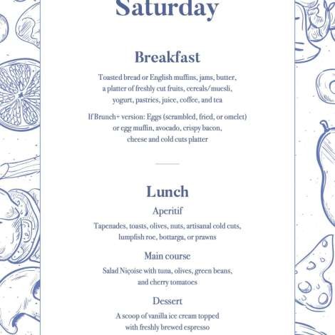 Food onboard Armonee # 7