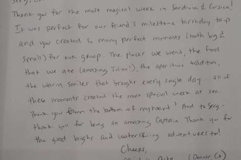 Review img # 7 of the yacht The Blue Dream